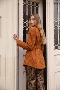 GUARDIAN JACKET DRESS TABAC