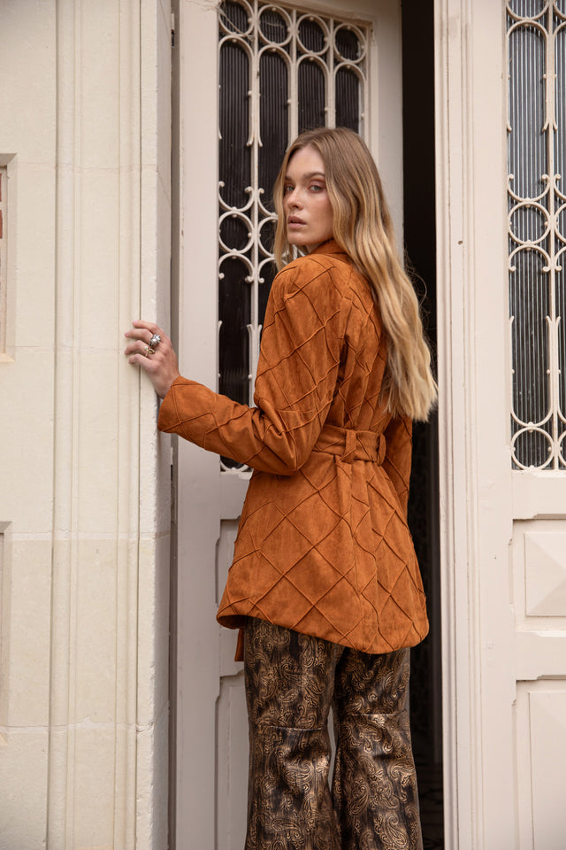 GUARDIAN JACKET DRESS TABAC
