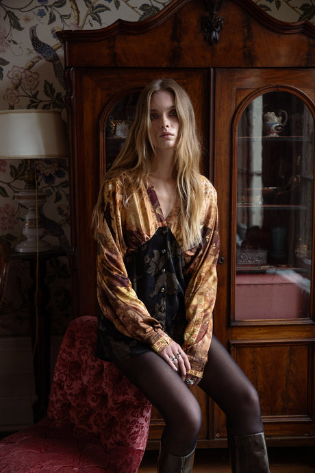 WOLF SHIRTDRESS