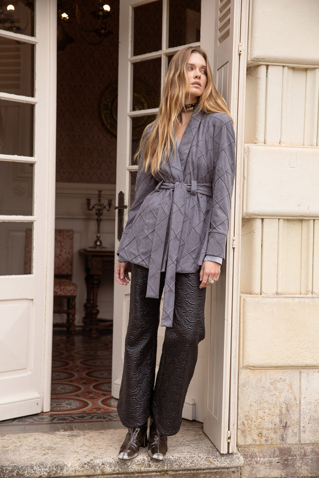 GUARDIAN JACKET DRESS GREY