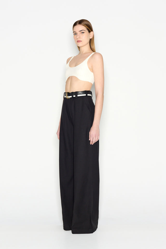 DESERT WIDE LEG TROUSERS BLACK