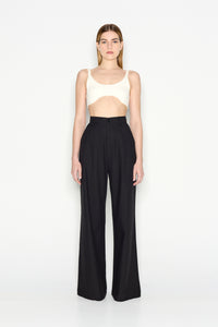 DESERT WIDE LEG TROUSERS BLACK