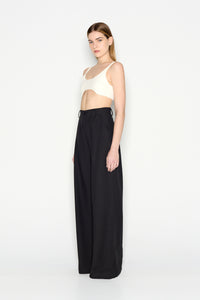 DESERT WIDE LEG TROUSERS BLACK