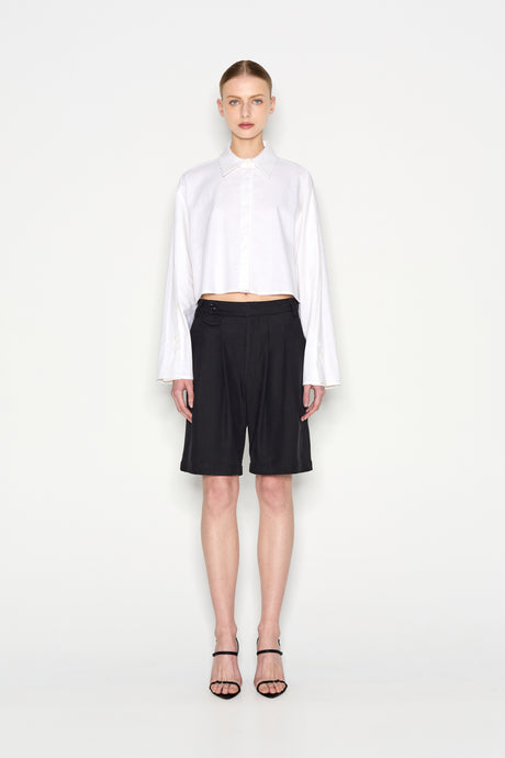 VICE SHIRT CROPPED WHITE