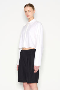 VICE SHIRT CROPPED WHITE