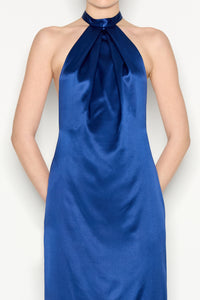 LUMEN LONG DRESS BLUE