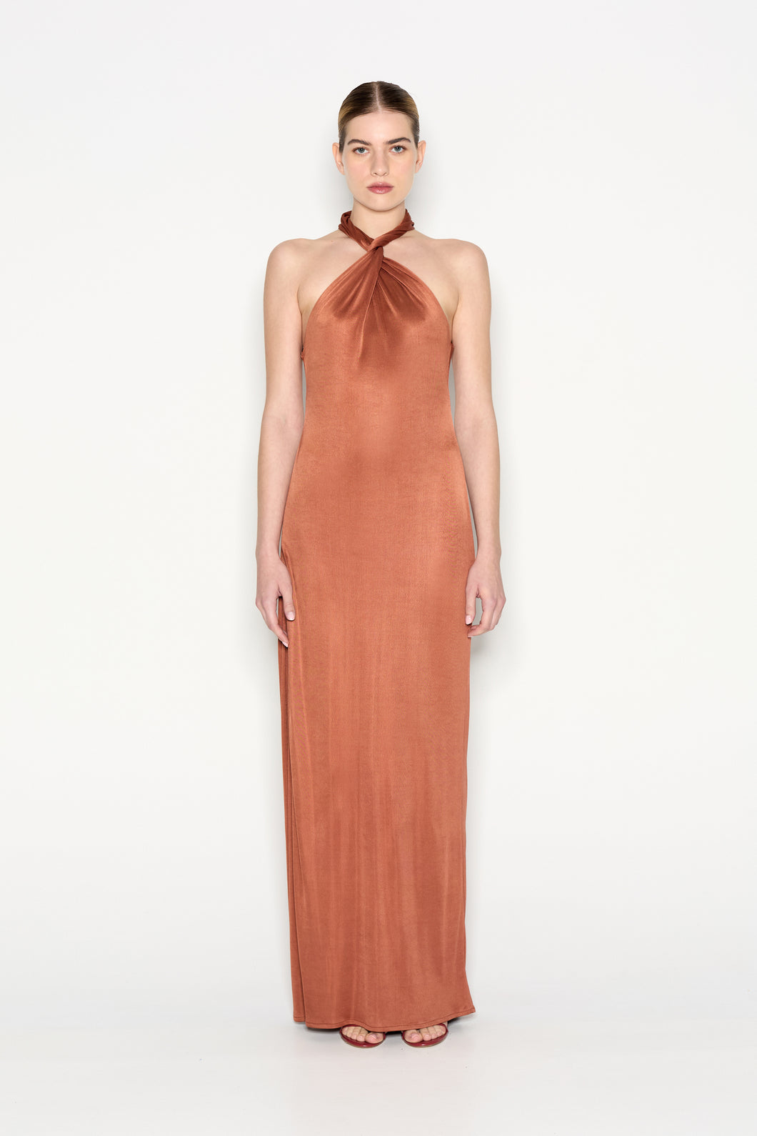 FIESTA LONG DRESS BRONZE
