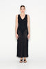 JETSETTER KNITTED MAXI DRESS BLACK