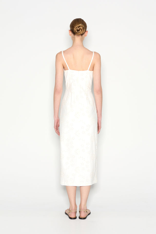 GELATO MIDI DRESS ECRU