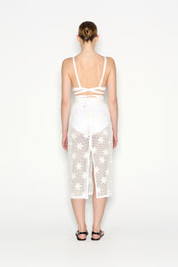 MARGARITA MIDI SKIRT WHITE