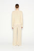 JETSETTER KNITTED TROUSERS BEIGE