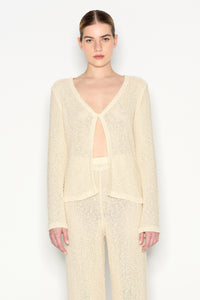 JETSETTER KNITTED TROUSERS BEIGE