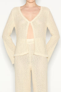 JETSETTER KNITTED CARDIGAN BEIGE