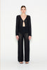 JETSETTER KNITTED TROUSERS BLACK