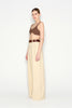 DESERT WIDE LEG TROUSERS BEIGE