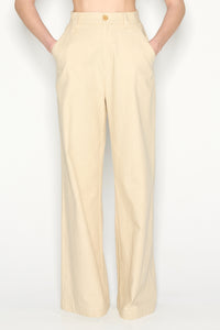 DESERT WIDE LEG TROUSERS BEIGE