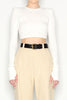 DESERT WIDE LEG TROUSERS BEIGE