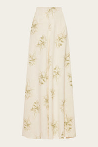 NUVAN PANTS BEIGE/LIGHT GREEN