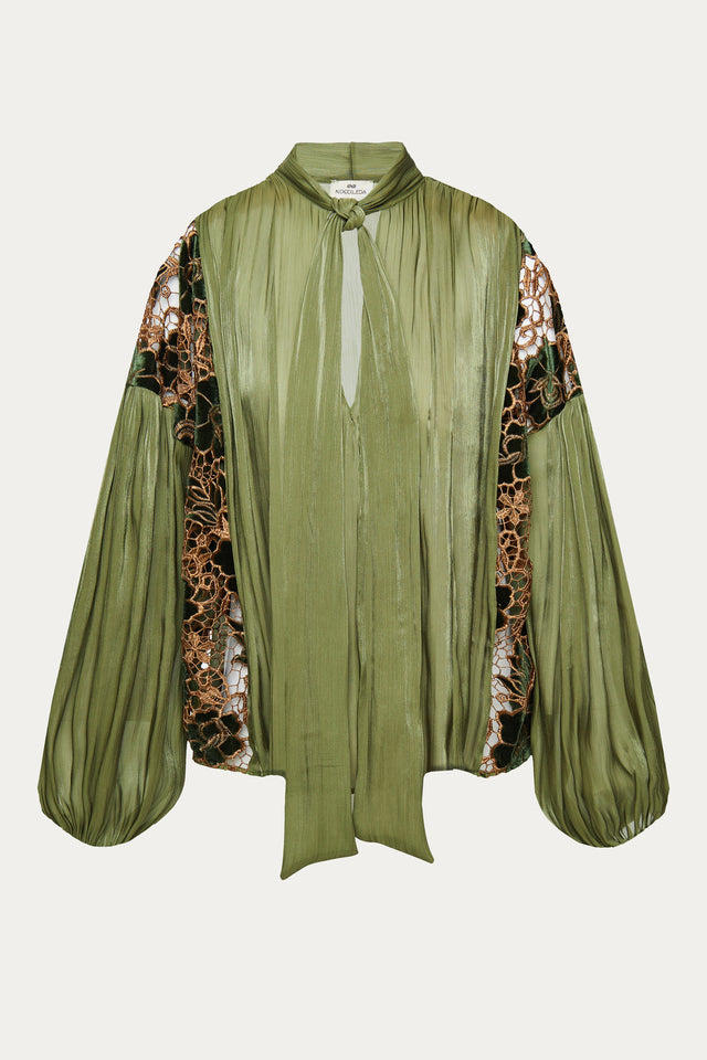 LOVE SHIRT Olive Green/Emerald