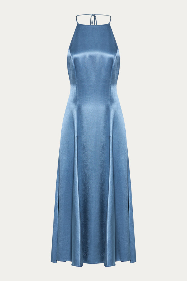 STANCE DRESS DENIM BLUE