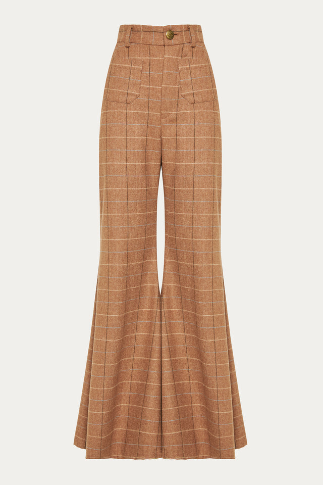 IDA PANTS LIGHT BROWN