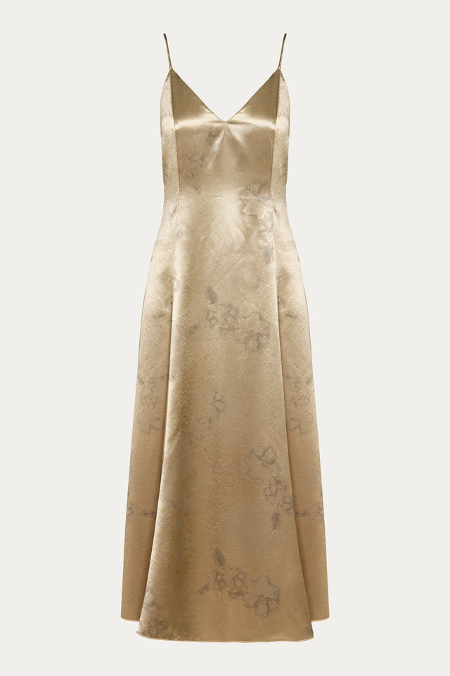 CERYLO DRESS OLIVE GREEN
