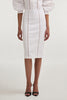 DAMA MIDI SKIRT WHITE