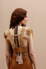 Neka feathered vest dijon