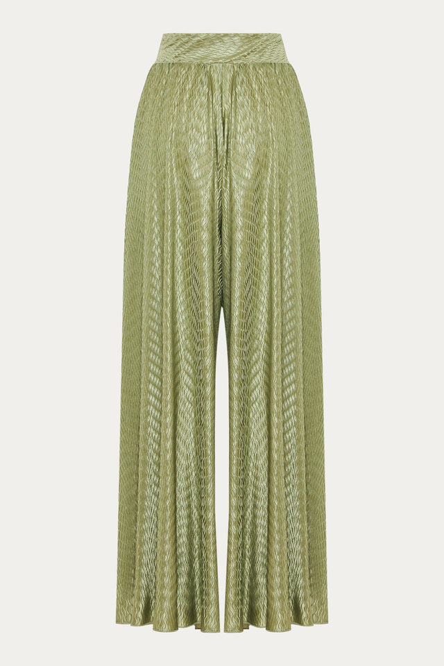 NATURAL PANTS OLIVE GREEN