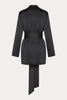 RHIA BLAZER SATIN BLACK
