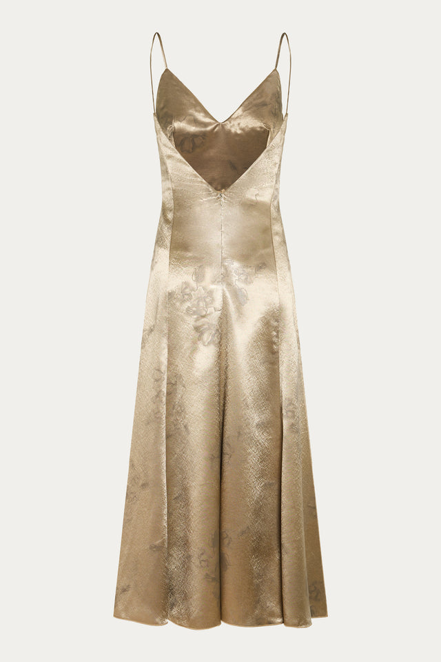 CERYLO DRESS OLIVE GREEN