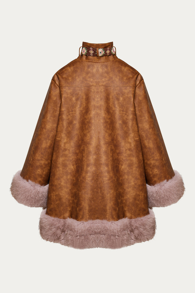 DAZZLE COAT Tabac