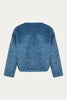 LESTER CARDI TOP PEACOCK BLUE