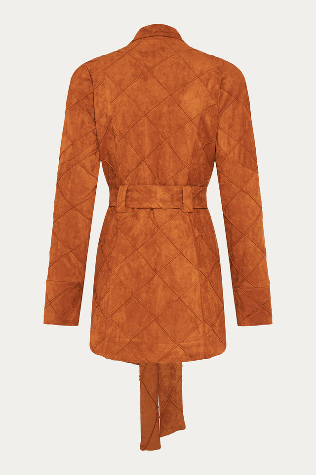 GUARDIAN JACKET DRESS TABAC