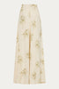 NUVAN PANTS BEIGE/LIGHT GREEN