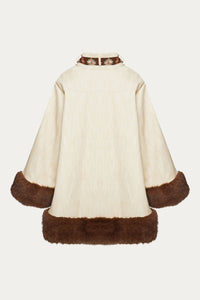 DAZZLE COAT Off White