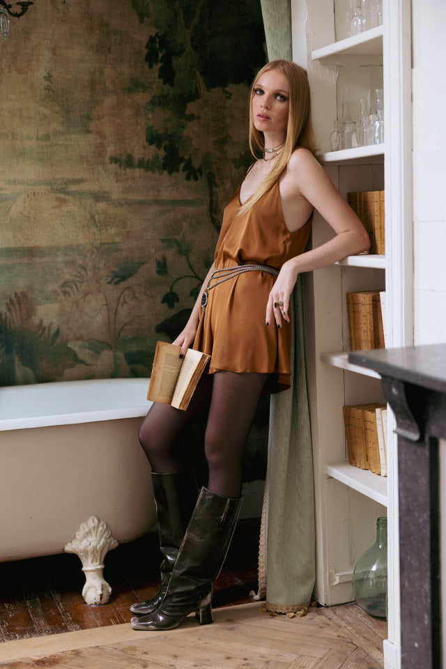 ITER PLAYSUIT BRONZE