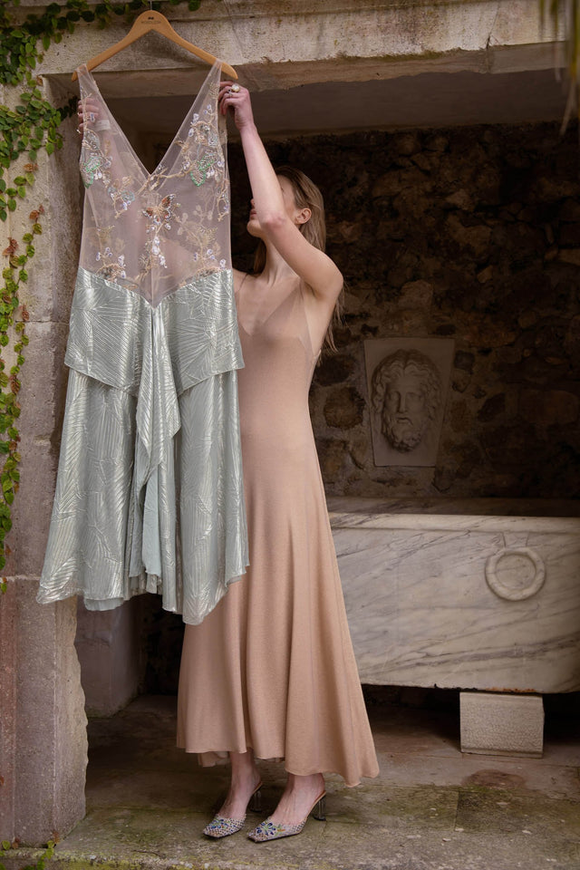 DRIFT DRESS GOLD