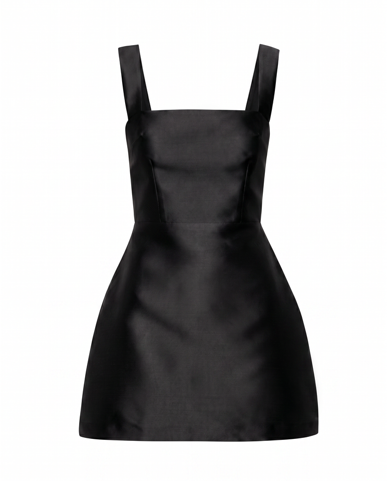 VASILIKI MINI DRESS BLACK
