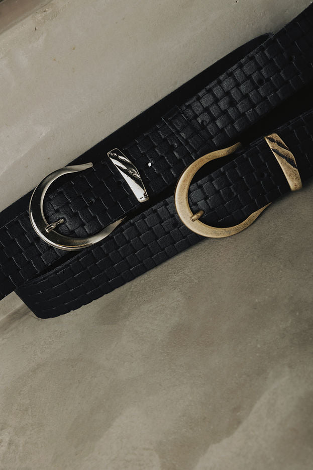 "LANDSLIDE" BLACK BRONZE BELT