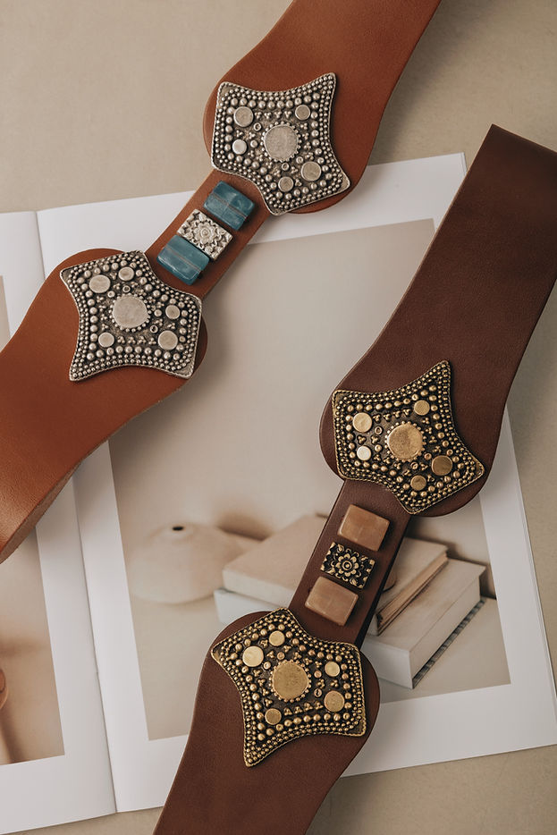 "GYPSY" BROWN BRONZE BELT