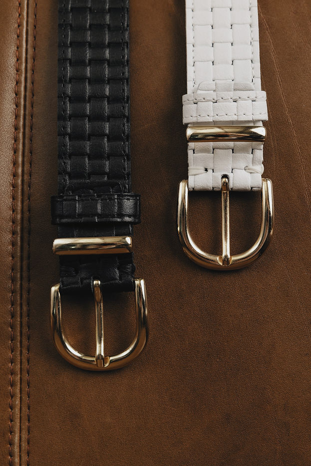 "ALL RIGHT" BLACK GOLD BELT