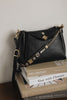 "BEAUTIFUL THINGS" BLACK NICKEL SHOULDER BAG