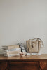 "MISSING" STONE BEIGE GOLD SHOULDER BAG