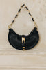 "MORE THAN THIS" BLACK GOLD SHOULDER BAG
