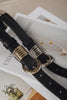 "PRAISE YOU" BLACK GOLD BELT