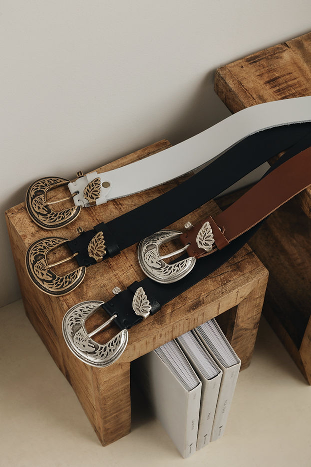 "MELODY OF YOU" BLACK BRONZE BELT