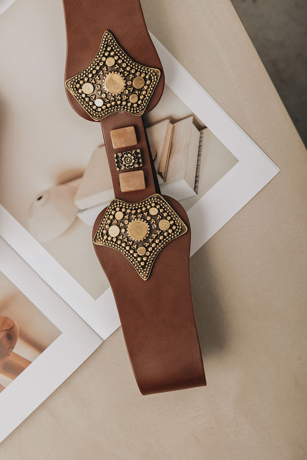 "GYPSY" BROWN BRONZE BELT