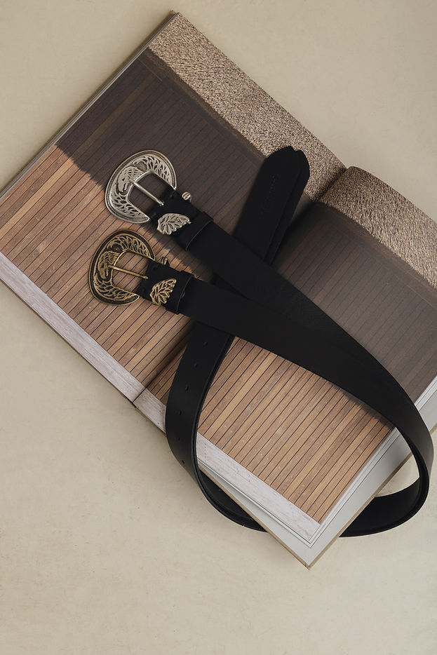 "MELODY OF YOU" BLACK BRONZE BELT