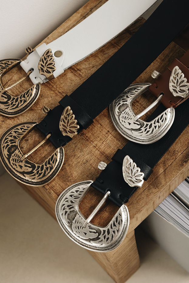 "MELODY OF YOU" BLACK BRONZE BELT